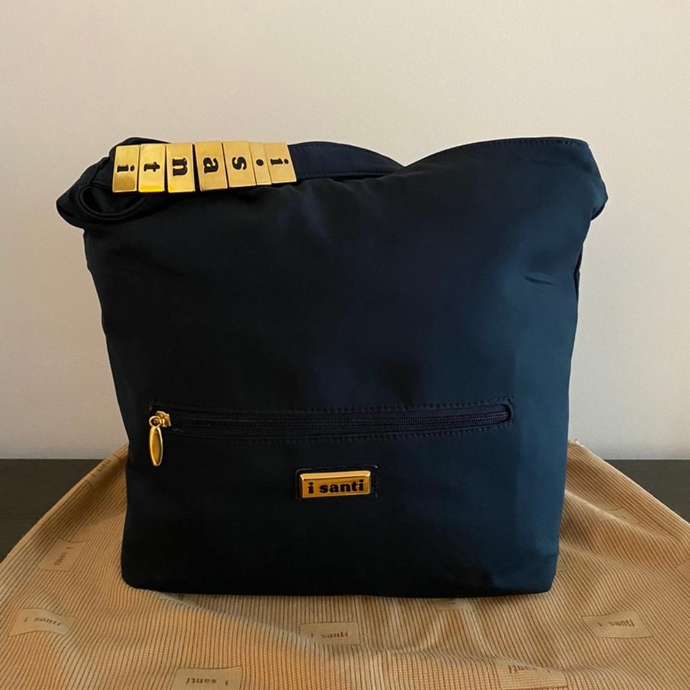 ISANTI Blue Nylon Handbag $35.00 NWOT